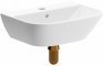 Nicey 450x320mm 1TH Cloakroom Basin & Brushed Bronze Bottle Trap