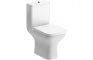 Nicey Close Coupled Open Back WC & Wrapover Soft Close Seat