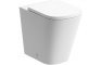 Lorient Square Soft Close Toilet Seat - White