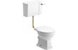 Avignon Low Level WC w/Brushed Brass Finish & Soft Close Seat