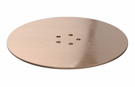 Low Profile Tray Waste & Cover - Brushed Bronze