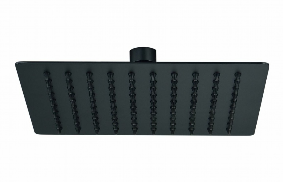 200mm Square Showerhead - Matt Black