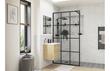 Denford Black Framed Wetroom Panel - 1200mm