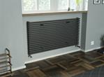 Gaja Single Horizontal 610 H X 1400 W In Textured Matt Anthracite