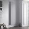 Eucotherm Nova Single Tube Vertical Radiator  1500 H X 410 W In White 