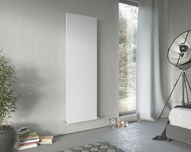 Eucotherm Mars Plus Single Vertical Radiator  1500 H X 450 W In White 