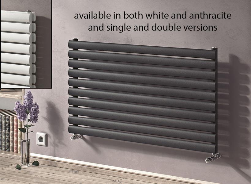 Eucotherm Nova Single Horizontal Radiator 584 H X 1800 W In White 