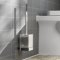 HIB Atto (Chrome) Wall Mounted Toilet Brush and Holder