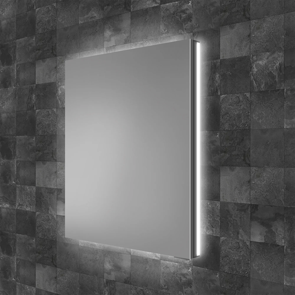 HIB Atrium W50cm x H70cm Semi-Recessed Illuminated Cabinet