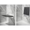 Lakes Series 500 SD Foldaway Shower Seat 400mm - Chrome/Grey