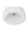 Shires Carousel Semi-Countertop / Semi Recessed Vanity Basin White 2 Tap Hole