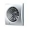 Hush Matt Silver Wall Mounted Fan With Timer