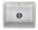 Reginox MATARO Single Bowl Undermount Only White Ceramic Sink