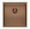 Reginox MIAMI 40X40 COPPER Single Bowl Integrated Sink in PVD copper