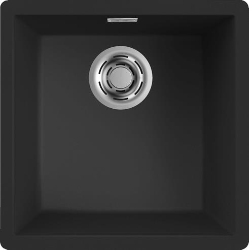 Reginox MULTA 102 B Integrated Single Bowl Sink Black Granite