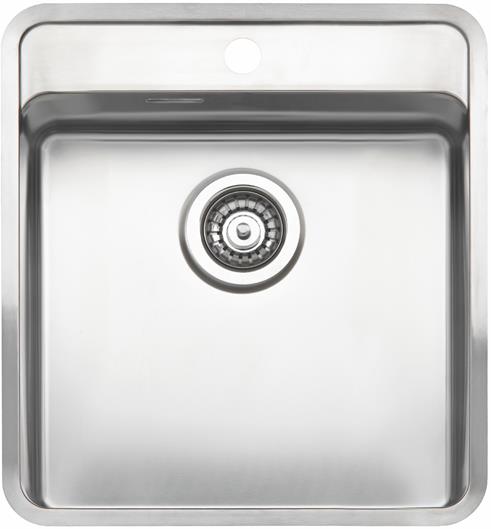 Reginox OHIO 40X40 TW Integrated Single Bowl Sink with tap wing