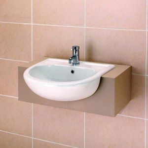 Clarence 550mm Semi Recessed Basin