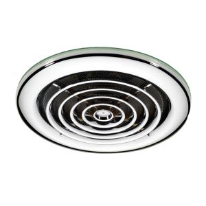 HIB Cyclone Wet Room Inline Fan Chrome - Non Illuminated