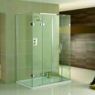 Aquadart Inline 3 Sided Enclosure 1200mm X 800mm Inline Shower