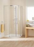 Lakes Low Threshold Double Door Quad 900mm Shower Enclosure LKV3R09005