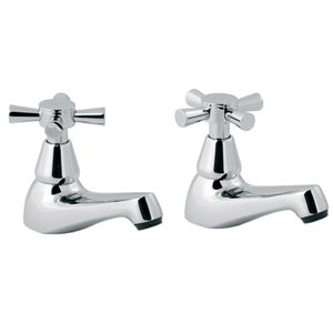 Milan Bathroom Basin Taps (Pair)