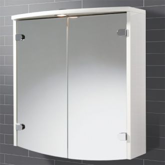 Joba Mirrored Bathroom Cabinet With Lights Mirrored Bathroom