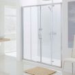 1500mm Lakes Semi Frameless Double Slider Shower  Door